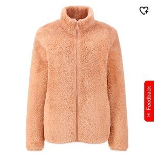 Uniqlo Women Fluffy Yarn Fleece Full-zip Jacket S